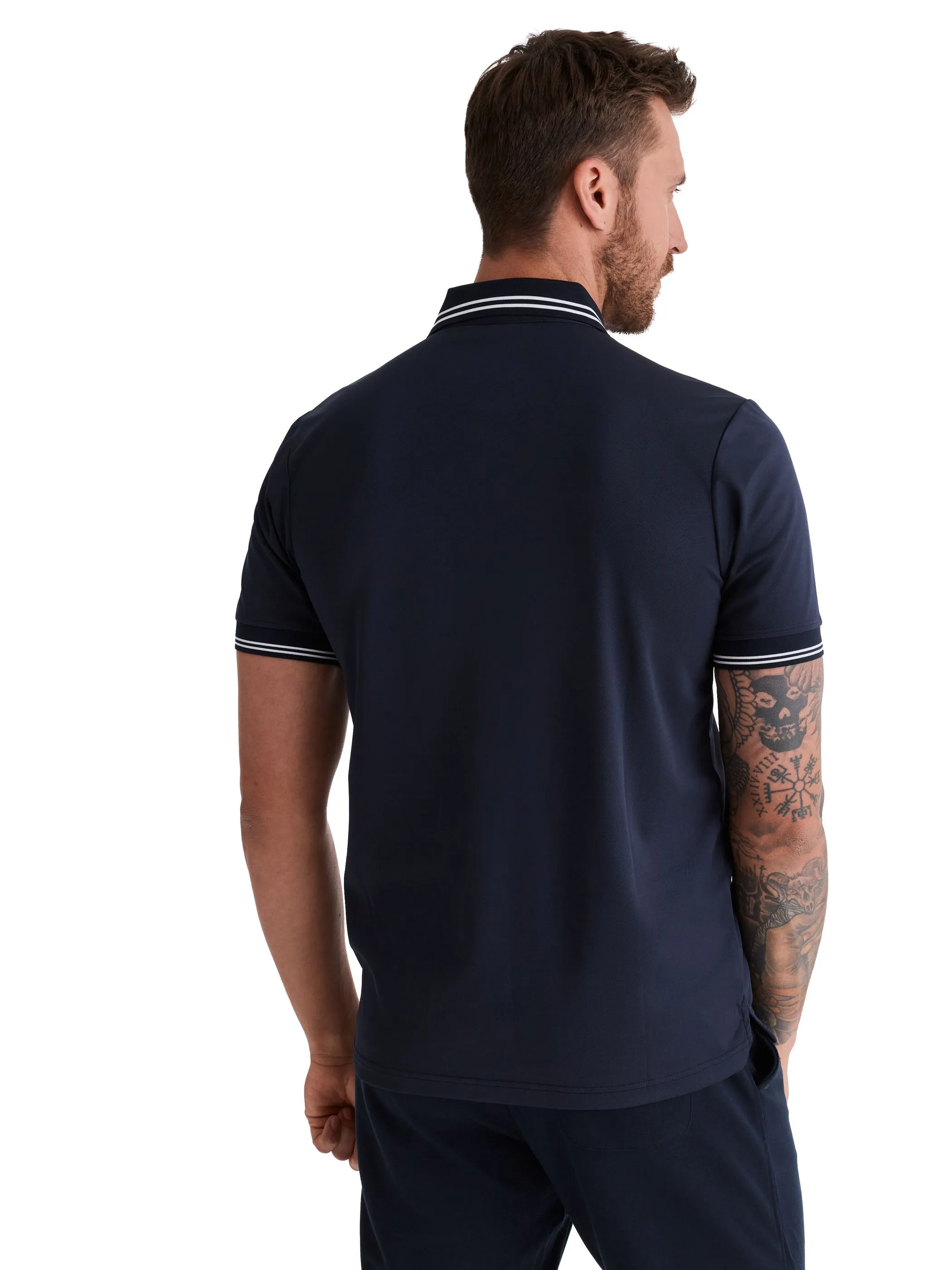 HERO by John Medoox 74101160004501 He-Poloshirt "Phil" Blau 928401 4501 2